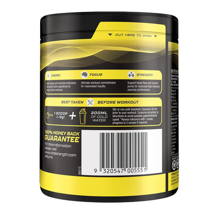 Vital Strength Pre Workout Powder Watermelon Smash 225g