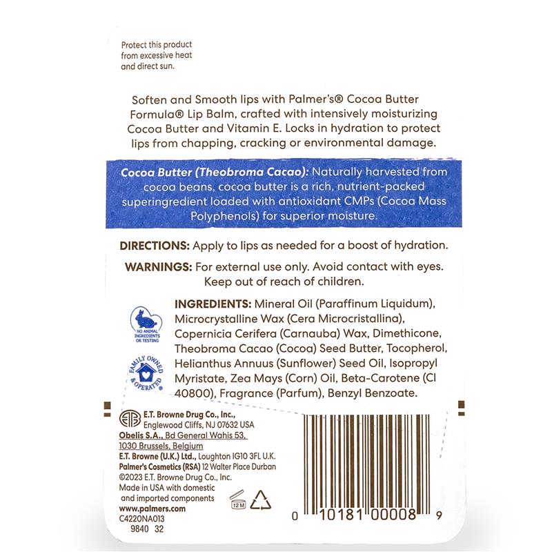 Palmer's Cocoa Butter Lip Balm 4g