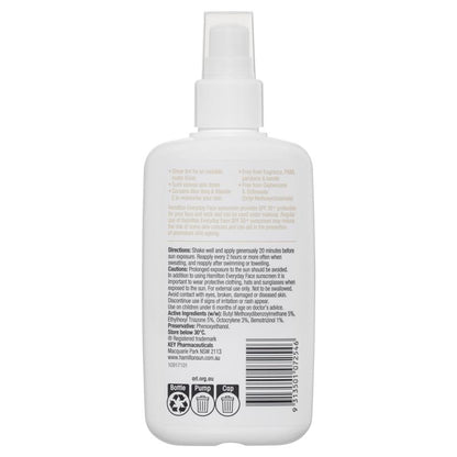 Hamilton SPF 50+ Everyday Face 200ml
