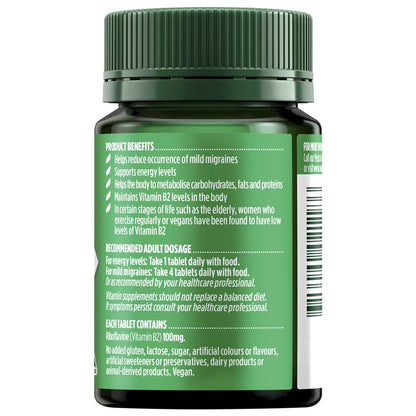 Nature's Own Vitamin B2 60 Tablets