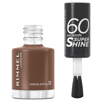 Rimmel 60 Seconds Nail Polish 140 Chocolate Eclipse