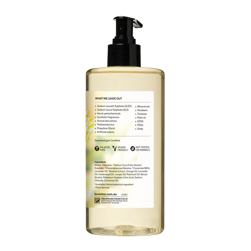 Bosisto's Banksia Flower & Lavender Hand Wash 500mL
