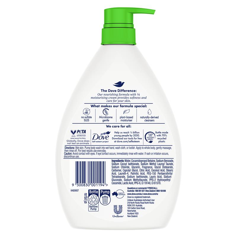 Dove Essential Care Fresh Care Body Wash 1 Litre