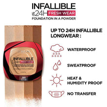 L'Oreal Paris Infallible 24H Freshwear Foundation In A Powder 245 Golden Honey