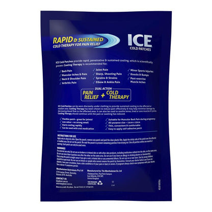 ICE Cold Patches 4 Pack