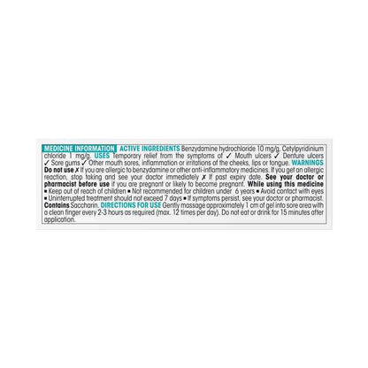 Difflam Anti-inflammatory Mouth Gel Peppermint 10g