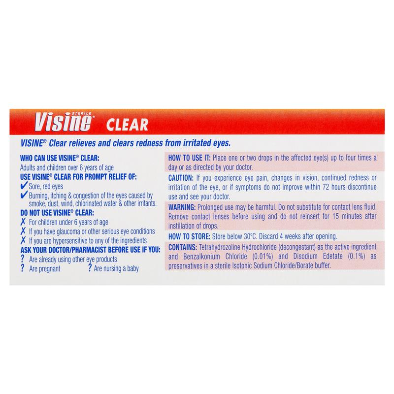 Visine Clear Eye Drops 15mL - GimmeNow