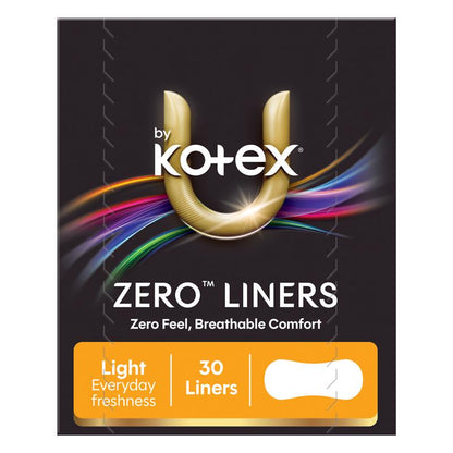 U by Kotex Zero Liners 30 Pack
