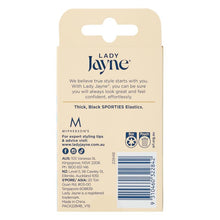 Lady Jayne Super Hold Elastics, Thick, Black, Pk 10