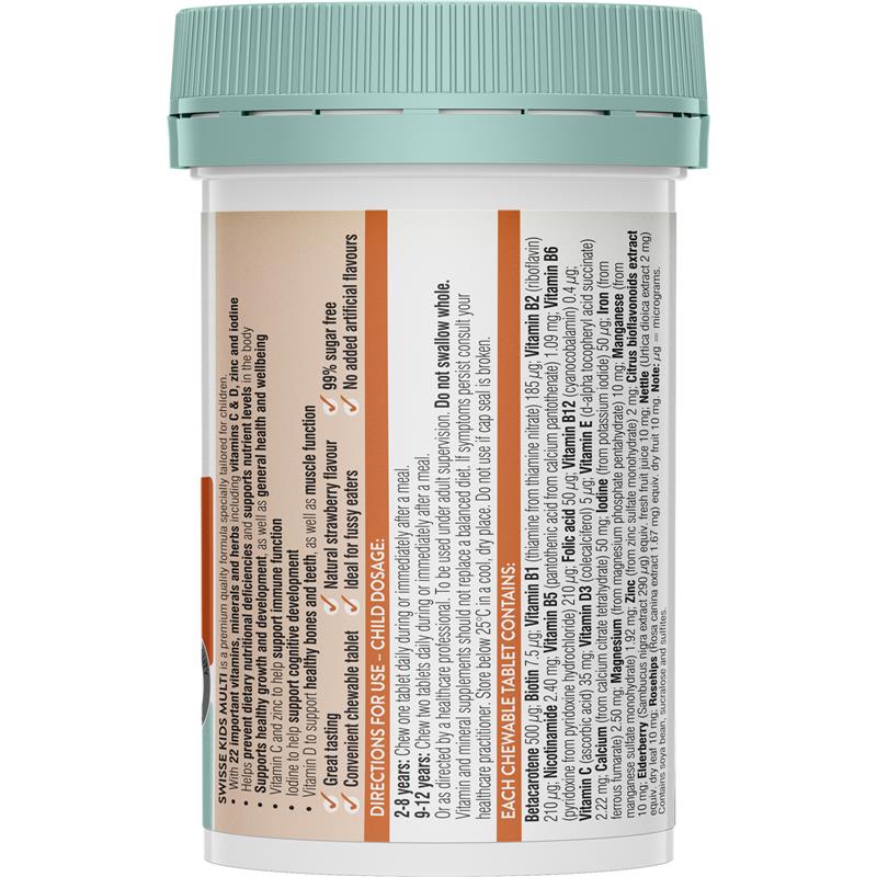 Swisse Kids Multi 60 Tablets - GimmeNow