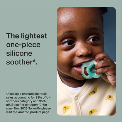 Tommee Tippee Ultralight Soother Night 0-6 Months 2 Pack