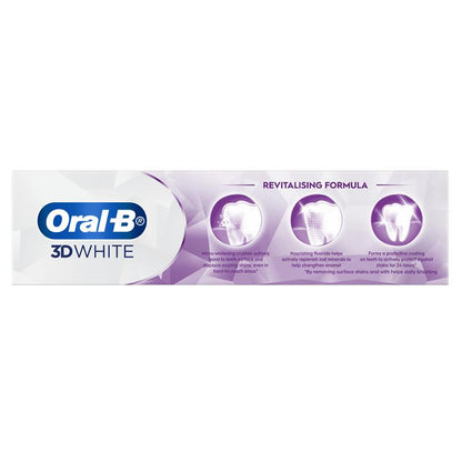 Oral B Toothpaste 3D White Lasting Freshness Blast 95g