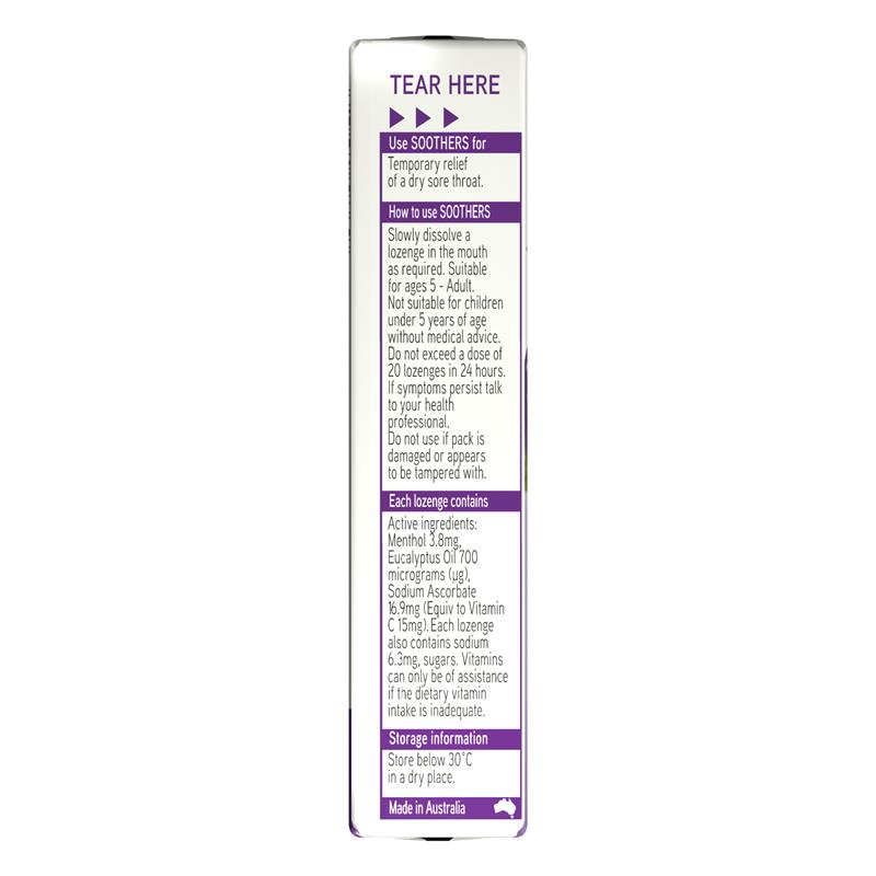 Soothers Blackcurrant Lozenges 10