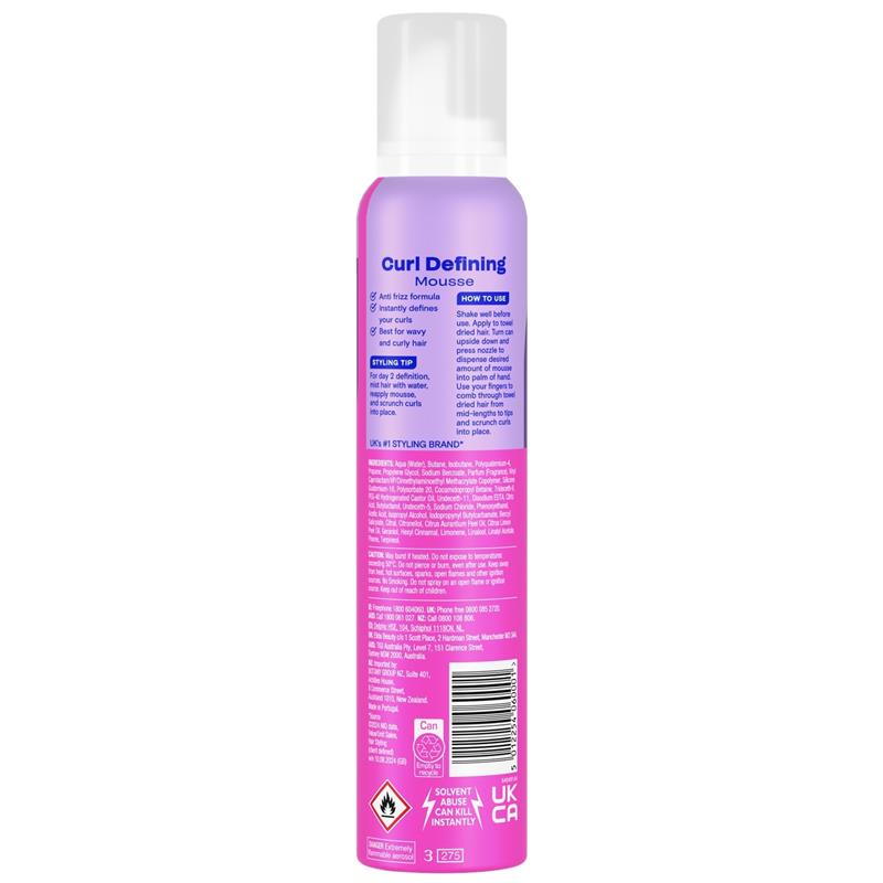 VO5 Curl Defining Mousse 200ml