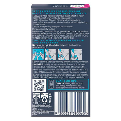 Veet Expert Cold Wax Strips Bikini 16 Pack
