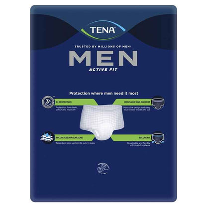 TENA Pant Men Active Fit Plus Large 8 Pack