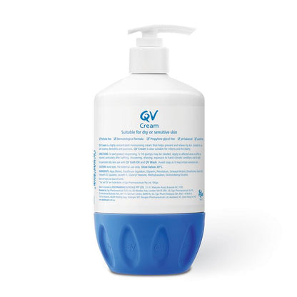 QV Moisturising Cream 500G Pump Pack - GimmeNow