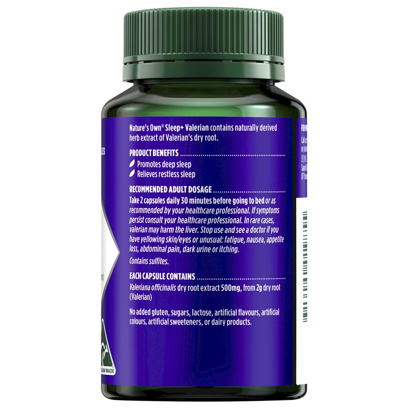 Nature's Own Valerian Forte 2000mg 60 Capsules