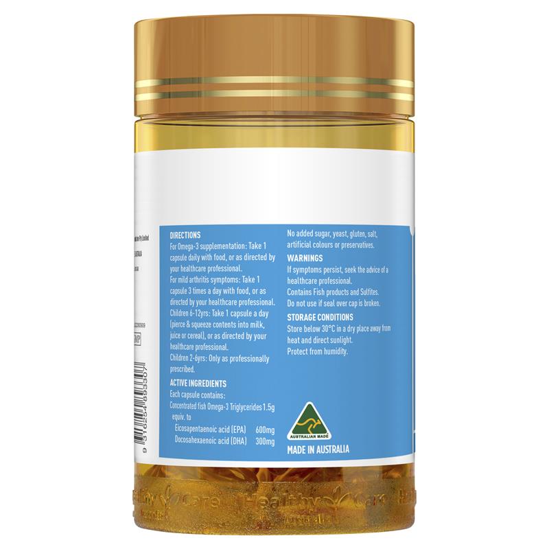 Healthy Care Triple Strength Fish Oil 150 Capsules