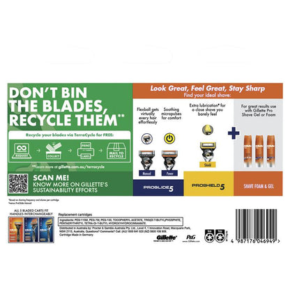 Gillette Fusion Power Razor Blades 10 Pack - GimmeNow