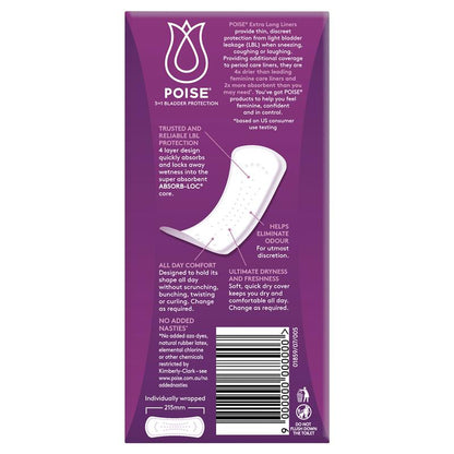 Poise Liners Extra Long 22 - GimmeNow