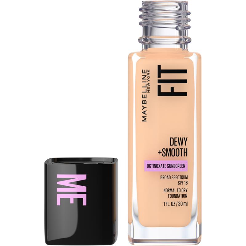 Maybelline Fit Me Dewy & Smooth Luminous Liquid Foundation - Classic Ivory 120 - GimmeNow