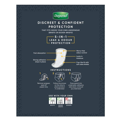 Depend for Men Guards 20 Bulk Pack