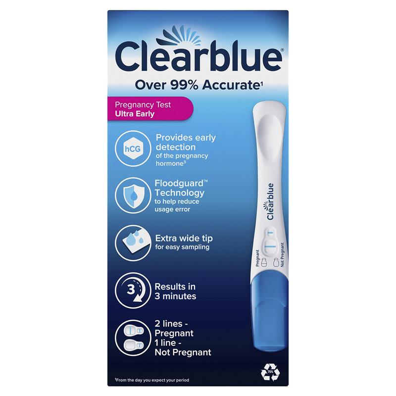 Clearblue Visual Early Detection Pregnancy Test 10 pack (Bundle)