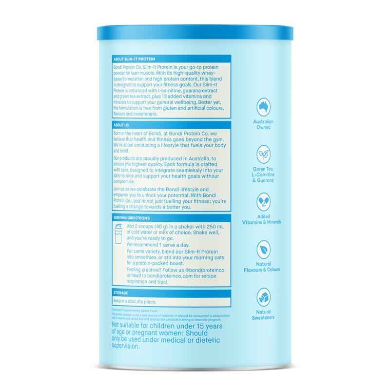 Bondi Protein Co. Slim It Protein Strawberry 800g