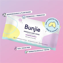 Bunjie Probiotic Baby Wipes 3 x 80 Pack