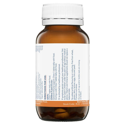 Ethical Nutrients Extra C Zingles Orange 50 Tablets