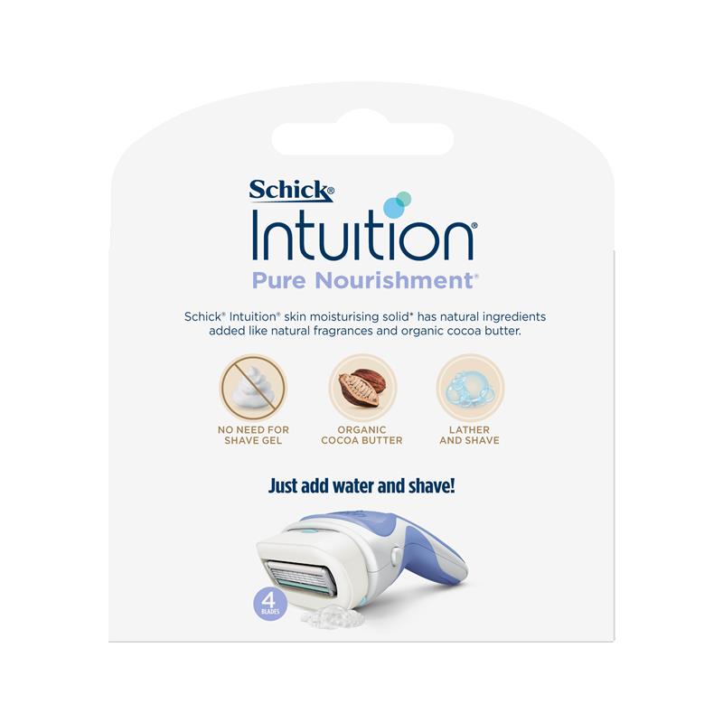 Schick Intuition Pure Nourishment Blades 3 Pack