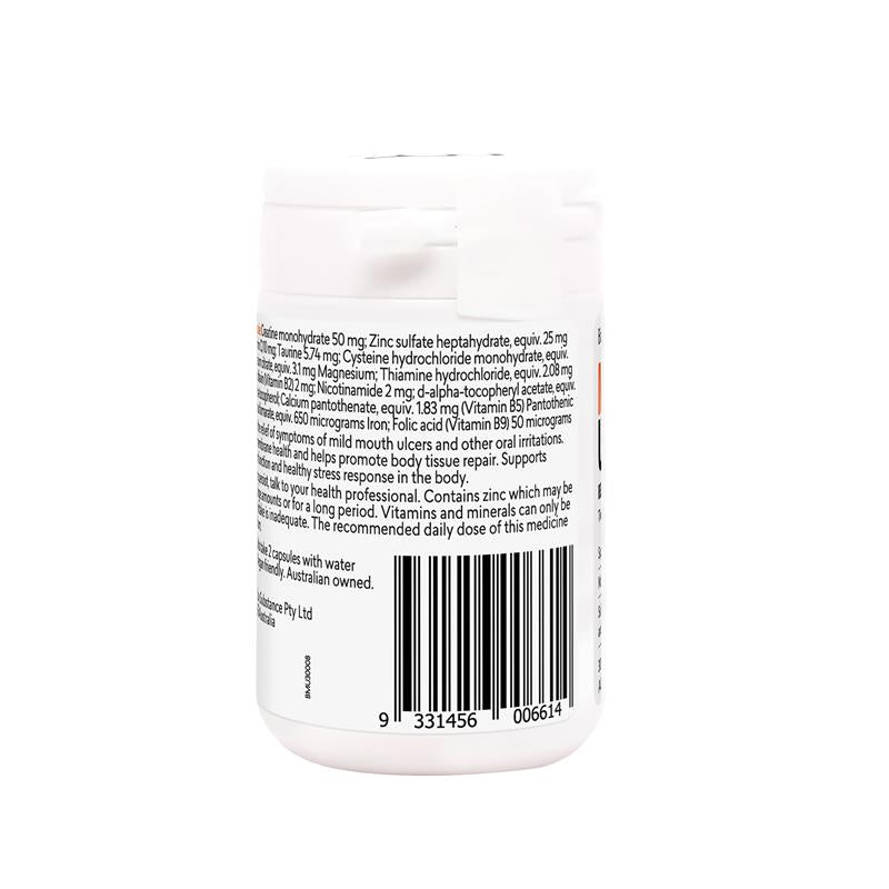 BioRevive MouthUlcer Mouth Ulcer Relief 30 Capsules
