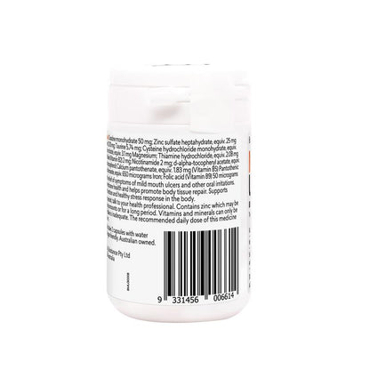BioRevive MouthUlcer Mouth Ulcer Relief 30 Capsules