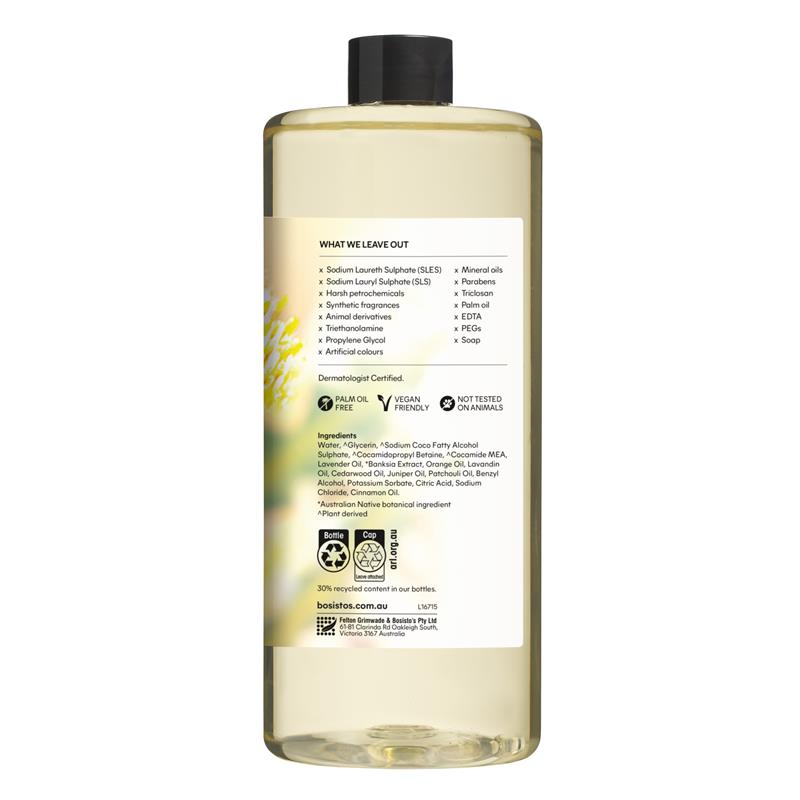 Bosistos Banksia Flower & Lavender Hand Wash Refill 1L