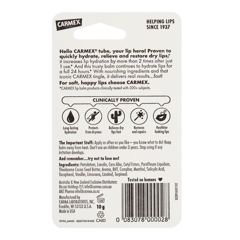Carmex Lip Balm Original Squeeze Tube 10g