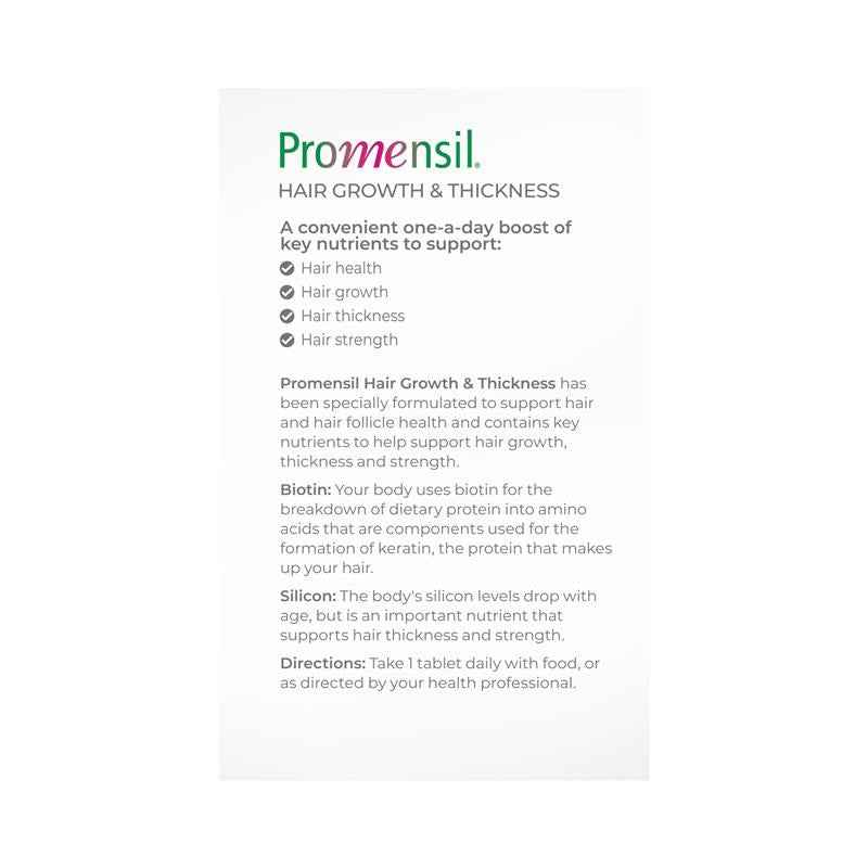 Promensil Hair Growth & Thickness 40 Capsules
