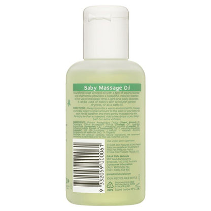 Gaia Natural Baby Massage Oil 125mL - GimmeNow