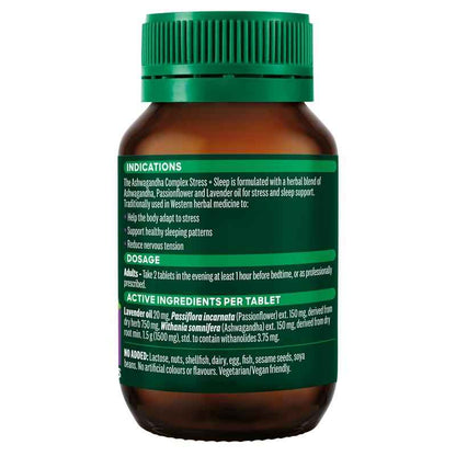 Thompson's Ashwagandha Complex Stress + Sleep 60 Tablets