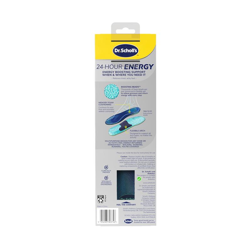 Dr.Scholls 24hr Energy Insole Large