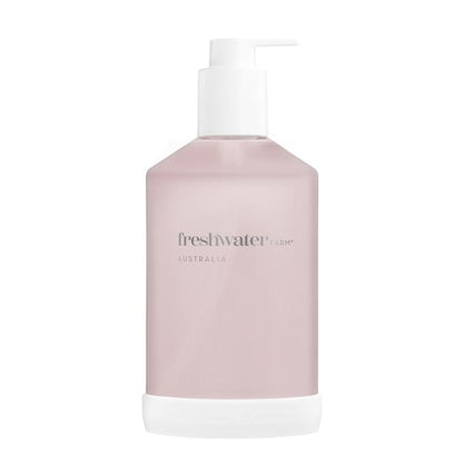 Freshwater Farm Refillable Glass Bottle Rosewater + Pink Clay 500ml