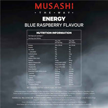 Musashi Energy Blue Raspberry 500ml