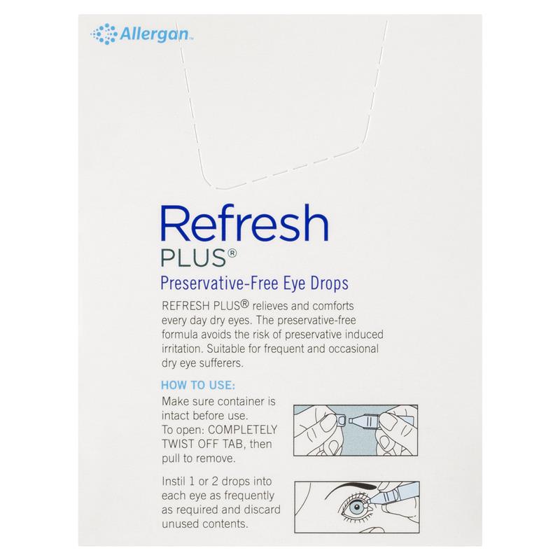 Refresh Plus Eye Drop 0.4ml 30 Vials - GimmeNow
