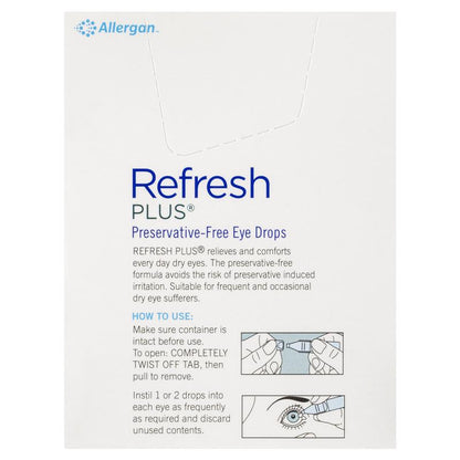 Refresh Plus Eye Drop 0.4ml 30 Vials - GimmeNow