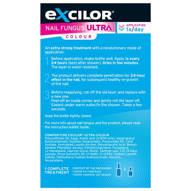 Excilor Ultra Fungal Nail Treatment Colour Red 30ml