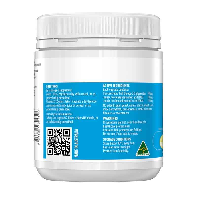 Healthy Care Double Strength Fish Oil Mini 400 Capsules