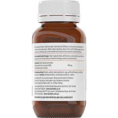Nutra-Life CoQ10 300mg 60 Capsules