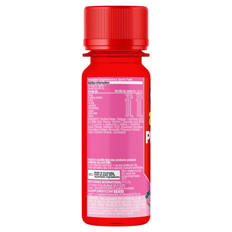 BSc Protein Shot Zappo Sour Strawberry 60ml