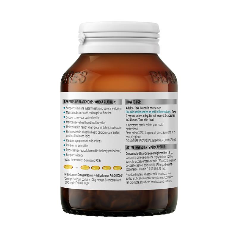 Blackmores Omega Platinum 50 Capsules