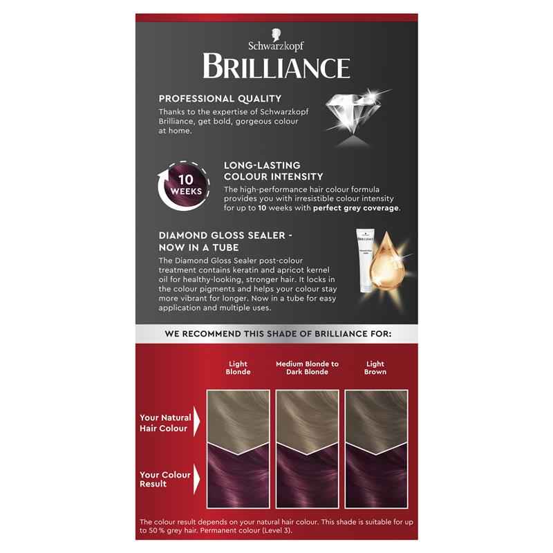 Schwarzkopf Brilliance 23 Burgundy Chic New